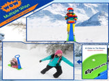 Safe Kids Snow Scooter - Raised Anti-Slip Spots, Directional Bottom, Easy Steering & Balance-Blue 97709660