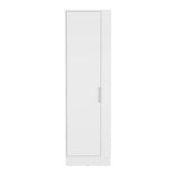 Storage Cabinet Manika, One Door and Shelves, White Finish B092123124