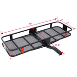 Hitch Mount Cargo Carrier Basket 60" X 21" X 6"Waterproof Cargo Bag 13 Cubic Feet W46559175