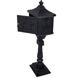 Cast Aluminum Mail Box,Postal Box , Mailbox Color Black W46563686