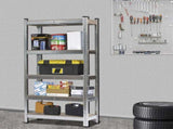 150 x 75 x 30cm 5 Tiers Galvanizing Storage Rack Gray 22948023