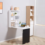 ZUN Wall Mounted Foldable Desk-White （Prohibited by WalMart） 46088272