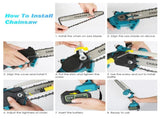 2-in-1 Cordless Pole Saw & Handheld Chainsaw, 1200W Brushless Motor with 23000mAh Batteries, 13FT 06131528