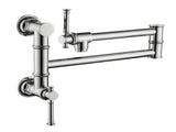 Wall mounted Filler Faucet, Modern Brass Filler Two-Attachment Wall Mount Folding Kitchen 66221013