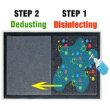 ZUN 2 in 1 Disinfecting Sanitizing Floor Entrance Mat, Disinfection Doormat Entry Rug sanitizer, 76589102