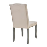 6-Piece Farmhouse Table Set, Rectangular Trestle Table and 4 Upholstered Chairs & Bench for 82603456