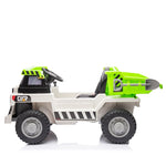 ZUN Ride on Dump Truck, 12V Ride on Car with Parents Control, Electric Dump Bed and Extra Shovel,Phone W1396P147016