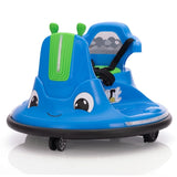 ZUN 12V Snail-Shaped Kids Electric Bumper Car with Remote Control, Ride On Car with LED Lights, Music, W2181P160634