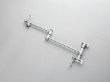 Wall mounted Filler Faucet, Modern Brass Filler Two-Attachment Wall Mount Folding Kitchen 66221013