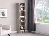 8-layer adjustable shelf ultra-thin bookshelf with a wavy border design, which is more aesthetically W487P339354