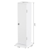 ZUN Paper Cabinet/ Side Table/ Bathroom Corner Cabinet （Prohibited by WalMart） 66400578