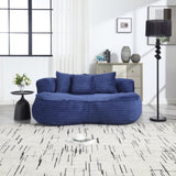 COOLMORE Bean Bag sofa Lazy Sofa Durable Comfort Lounger High Back Bean Bag Chair Couch for Adults W395P234049
