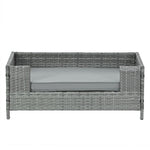 ZUN Dog Bed, Pet Bed, Pet Enclosures, Pet Outdoor Pet Patio Seasonal PE Wicker Pet 17357879