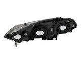 2pcs Front Left Right Headlights for Honda Civic 2006-2011 2dr Coupe Models Only Black 91407748