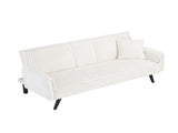 Minimalist style, straight-line corduroy sofa suitable for sitting and lying in the living room and W1658P251978