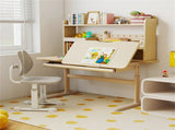 Height Adjustable Kids Study Desk with Storage & Tiltable Desktop, Ideal for Growing Children 3 37818285