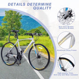 24 Speed Hybrid bike Disc Brake 700C Road Bike For men women's City Bicycle 38433041