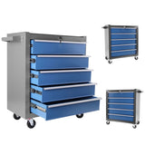 ZUN High Capacity Rolling Tool Chest with Wheels and Drawers, 5-Drawer Tool Storage Cabinet 55581857