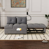 1 versatile foldable sofa bed in 3 lengths, modern sofa sofa sofa velvet pull-out bed, loveseat sofa 94215860
