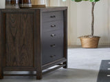 Five-Drawer Chest, No Assembly Required, Two-Tone Finish B108P163826