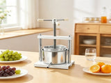 1.45 Gal/5L Manual Fruit Wine Press, Dual Stainless Steel Barrels with Triangular Handle, for Apple, 80528198
