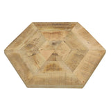 Natural and Black 2-Piece Nesting Table B062P153599