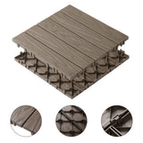 Plastic Interlocking Deck Tiles, 27 Pack, 11.8"x11.8" Waterproof Flooring Tiles for Indoor and 35651296