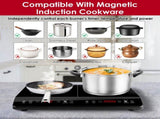 Double Induction Cooktop, Portable Dual Countertop Burner with Sensor Touch, 4000W Induction Cooktop 61689667