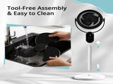 US Standard FKYT-L18XH5R Circulation Fan, 110V 40W, 2-in-1 Air Circulator Fan with Remote Control, 87366553