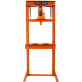 Hydraulic Shop Press ,12-Ton Capacity , Floor Mount ,with Press Plates, H-Frame Garage Floor Press, W465P165674