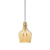 Auburn Bell Shaped Hanging Glass Pendant Light B035P264533