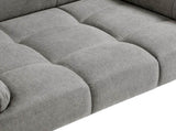 Marcel Upholstered Modern Pet Bed, Small to Medium Dog or Cat Uptown Gray Performance Velvet B2719P448985