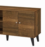 Amidon TV Stand TVs up to 47.3", with 2 Storage Shelves& 1 Cabinet, Modern Entertainment Centre B2735P297794