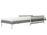 TOPMAX Outdoor All-Weather PE Rattan Chaise Lounge, Minimalist Patio Wicker Lounge Chair with 6 Gear 95612890