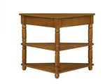 33.8'' Small Triangle Table, Wood Side Table for Small Spaces/ Living Room, 3 Tier End 82781296
