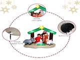 6ft With 8 Lamp Beads Inflatable Nativity Garden Jesus Decoration 46163067