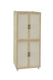 ZUN 4 Door Cabinet, with 4 Adjustable Inner Shelves, Storage Cabinet W688137519