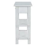 ZUN TREXM Retro Console Table with Drawer and Two Sturdy Shelves for Entryway, Living Room N715P195561K