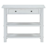 ZUN TREXM Retro Console Table with Drawer and Two Sturdy Shelves for Entryway, Living Room N715P195561K