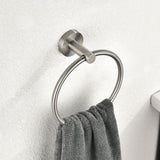 5 Piece Bathroom Towel Rack Set Wall Mount W928P198321