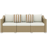 Rattan Three-Seat Sofa 83187052