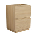 ZUN 24" Bathroom with Double drawer, Freestanding Bathroom Cabinet,Engineering Wood,Oak W1972P188241