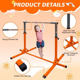 Gymnastics Bar for Kids, Adjustable Height Gym Bar, Junior Training Kip Bar for Home, Built for kids 77538749