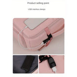 Women's Large Capacity Backpack with USB Charger and Shoe Pocket, Flight-Approved for Easy Travel. 69666222