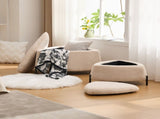 29.9"Wide 2 - Piece Upholstered Storage Ottoman Set Footrest Shoe Changing Stool with Metal W3098P296985