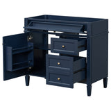 36'' Bathroom Vanity without Top Sink, Modern Bathroom Storage Cabinet with 2 Drawers and a Tip-out N710P186084C