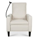 ZUN Recliner Chairs for Adults, Adjustable Recliner Sofa with Mobile Phone Holder & Cup Holder, Modern W680131613