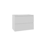 Bathroom Cabinet Opalo, with Two Shelves and Open Storage, White B200P313685