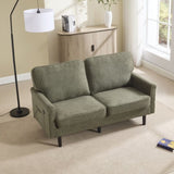 COOLMORE Loveseat Sofa, Mid Century Modern Love Seat, 2 Seater Sofaes for Living Room, Small W395P238825