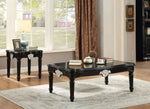 ZUN Black Coffee Table with Turned Legs B062P209075